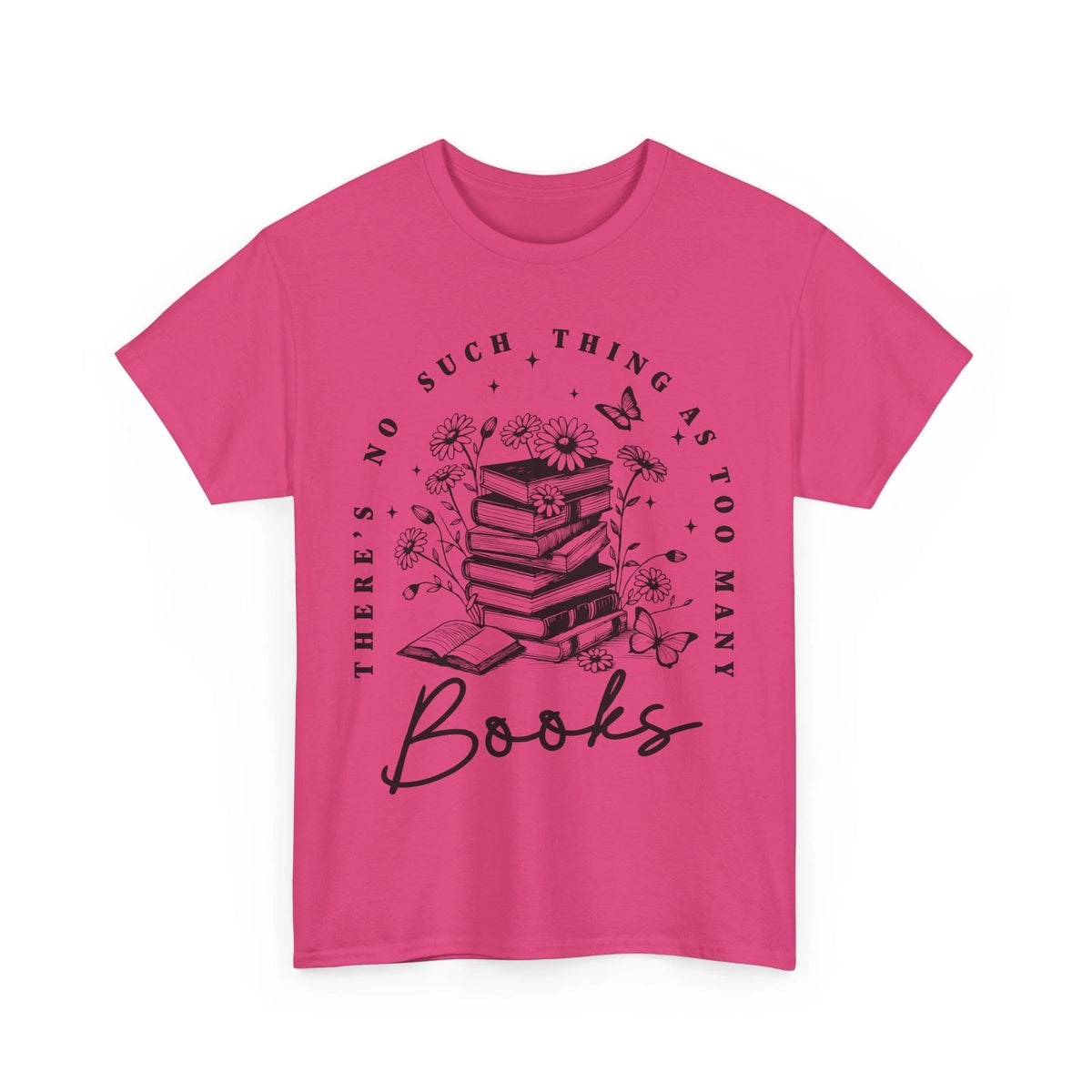 Book Lover T-Shirt | Funny Reading Shirt | Floral Books T-Shirt Bookish