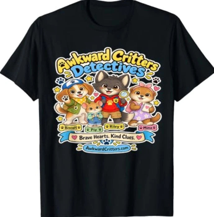 Detective Crew Brave Hearts Kind Clues T-Shirt