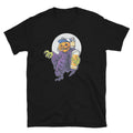 Scary Evil Jack O' Lantern Drinking Beer Halloween Short-Sleeve Unisex T-Shirt