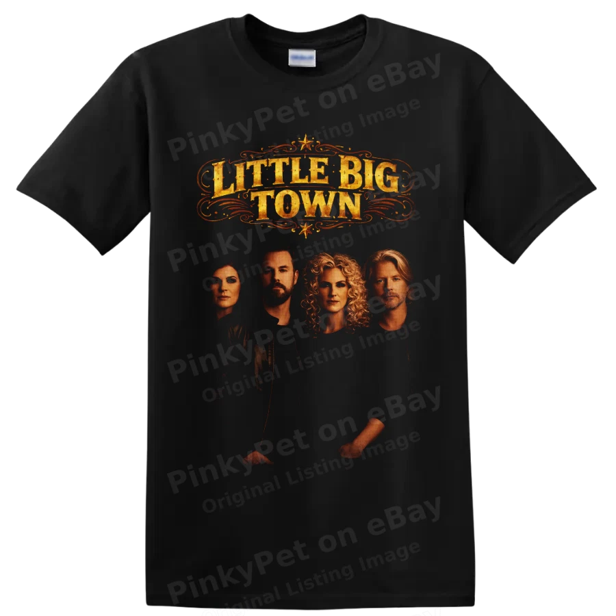 Little Big Town Country Music Group T Shirt Vintage Portrait Graphic Tee Gift
