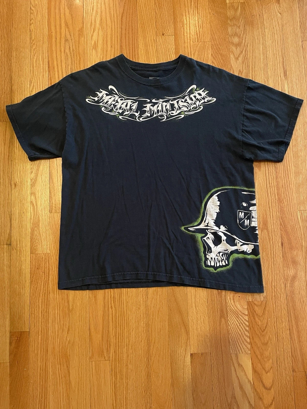 VTG Metal Mulisha T-Shirt Mens XL Faded Motocross Graphic Skull Y2K Distressed