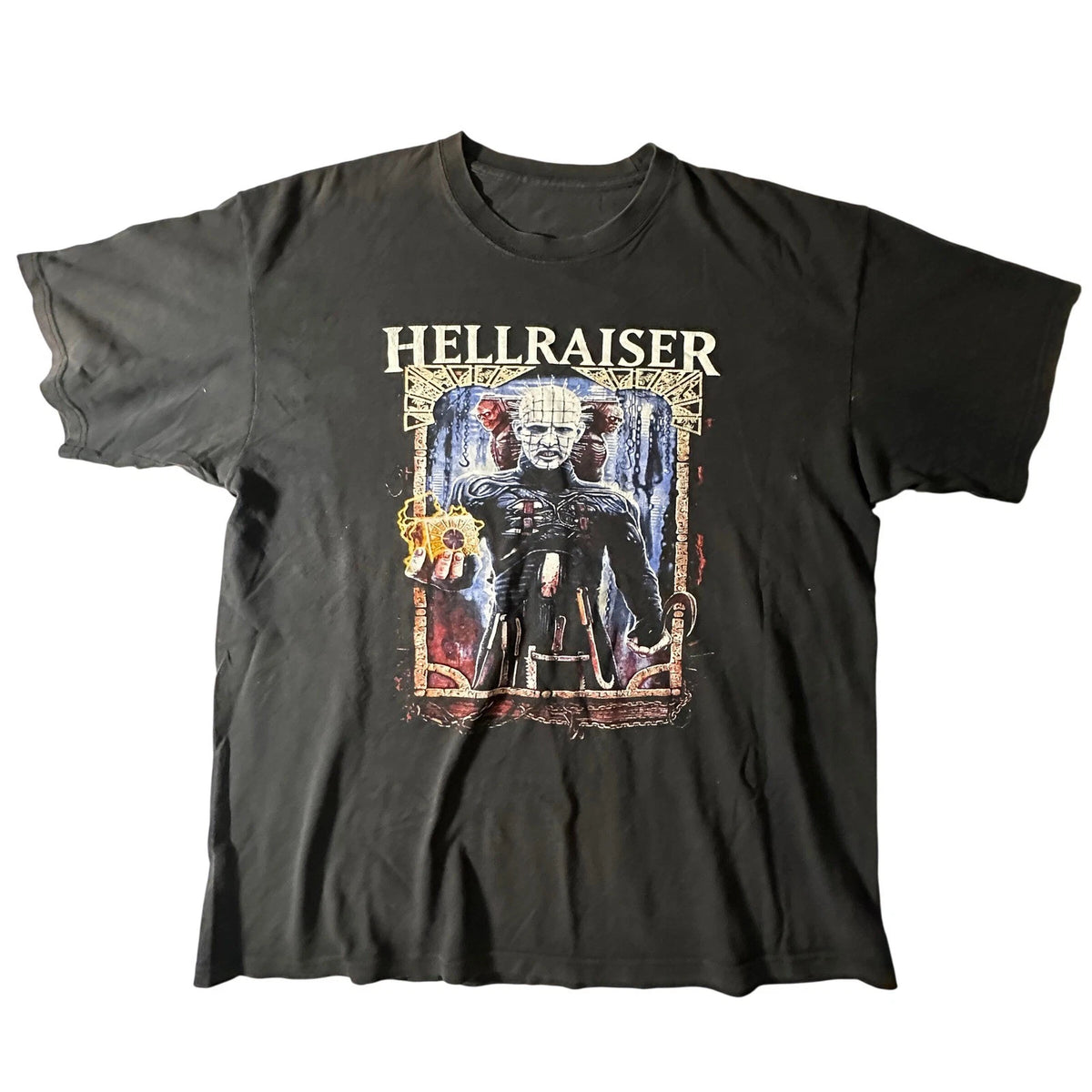 Vintage Hellraiser Movie Promo T-Shirt Large Black Pinhead Lament Configuration