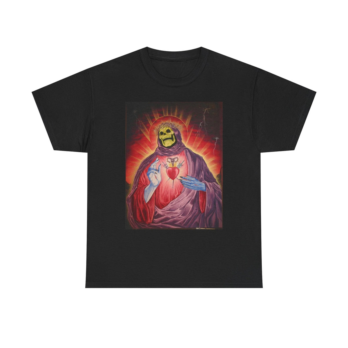 "Sacred Heart Skeletor" T-shirt - Until We Meet Again! Skeletor Cult Tee