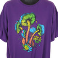 Psychedelic Mushrooms T Shirt Mens Size 3XL Purple Frog Have A Magical Day