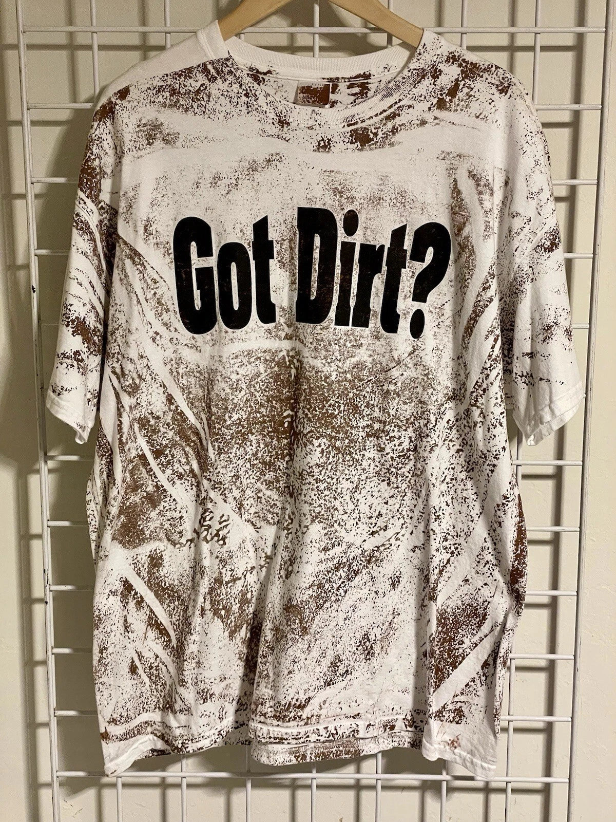 Vintage Got Dirt Eldora Speedway T Shirt Mens XL Track Racing AOP Graphic Tee