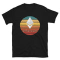 ETH Retro Sunset T-Shirt crypto trader gift tee