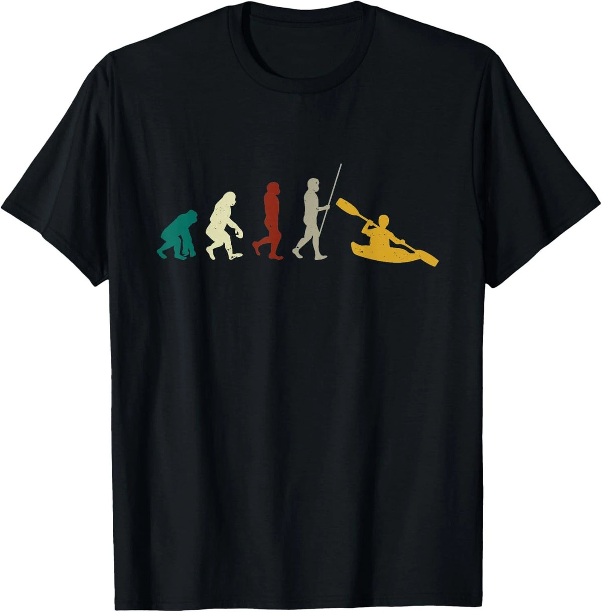 Canoe Kayak Evolution Paddler Kayaker Gift Canoeing Kayaking Gift Unisex T-Shirt