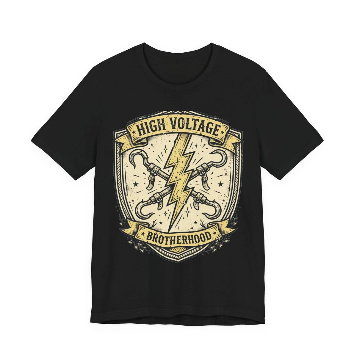 High Voltage Brotherhood Shirt, Lineman T-Shirt, Electrician Tee