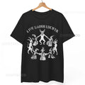 Live Laugh Lucifer Classic T-Shirt, Horror Satan Satanic Demonc Devi Unisex Tee