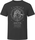 Akita Scorpio Dog Zodiac Astrology Star Sign T-Shirt