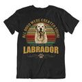 Labrador Dog T-Shirt Cute Gift For Pet Lovers Best Friend Vintage Cool Funny