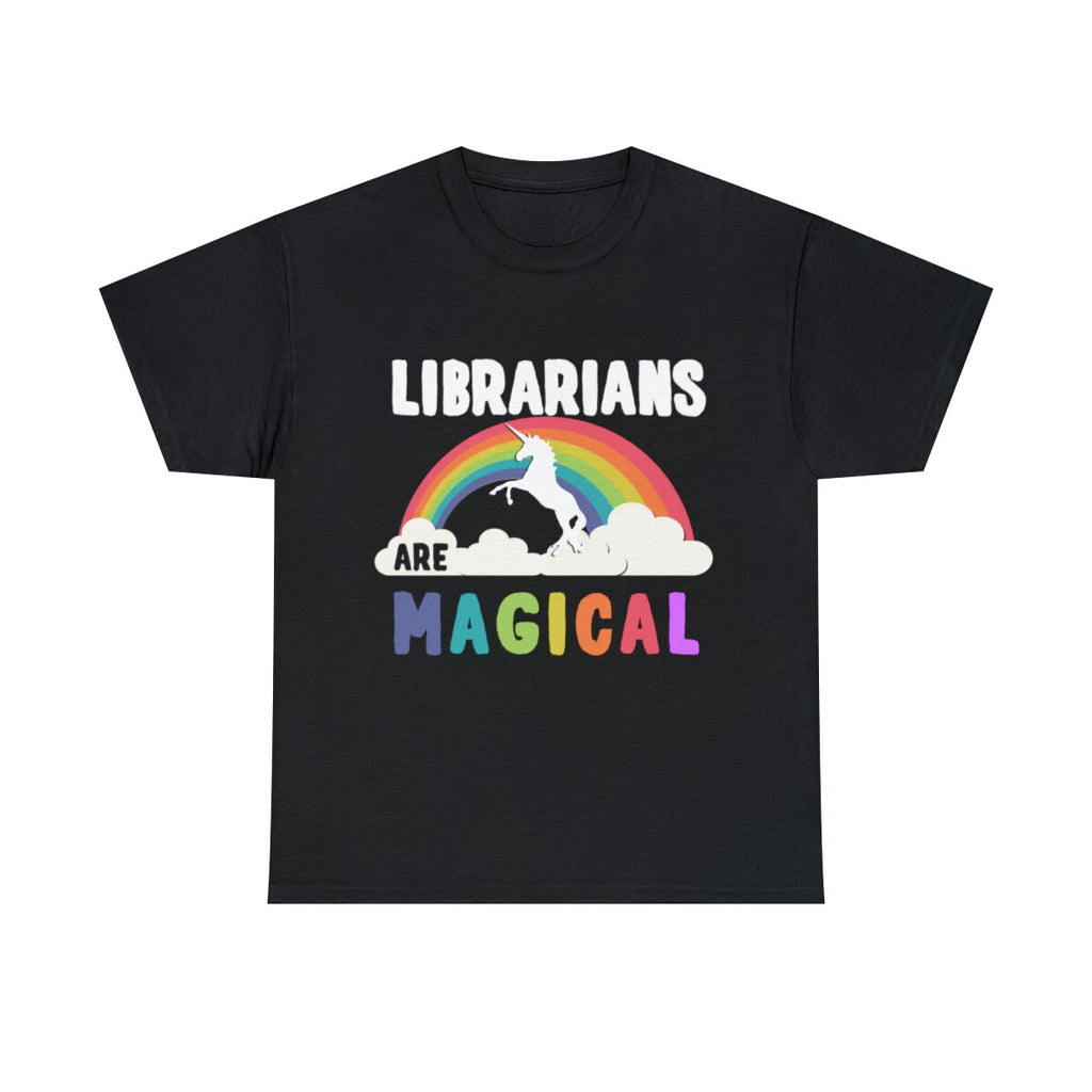 Librarians Are Magical Graphic Tee Shirt, S-5XL