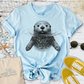 Curious Otter T Shirt