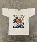 Vintage Double Bull The Great Wave Art T Shirt Size 42 Rising Sun True Vintage
