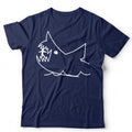 Jaws T Shirt Quints Shark Drawing 70s Horror Movie Great White Unisex & Kids