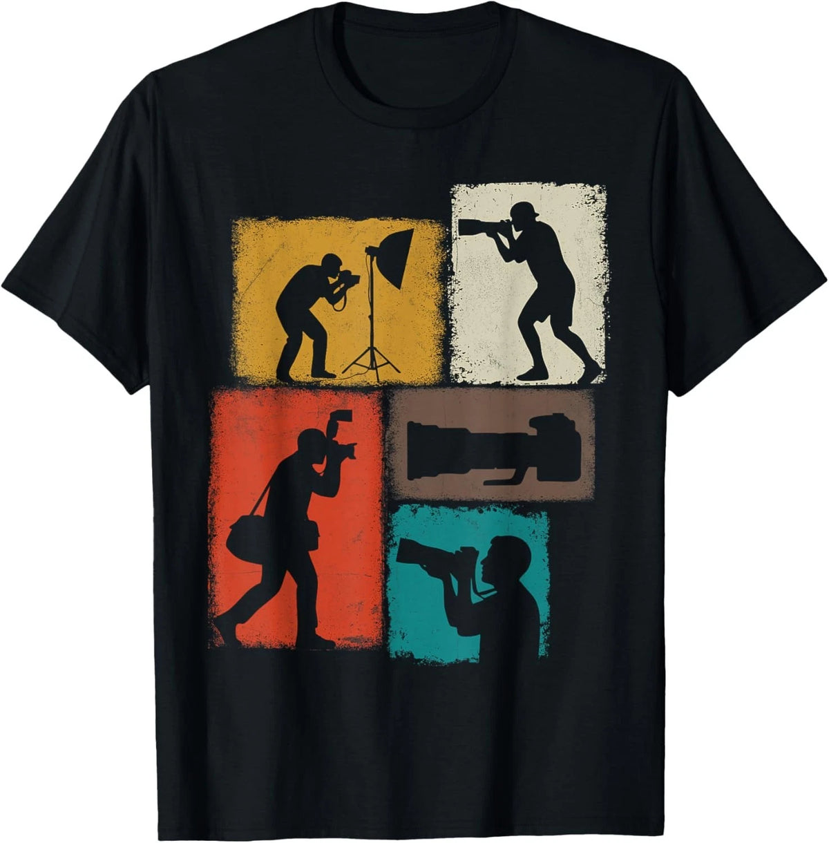 Photographer Vintage Collage Photography Men Photojournalist Gift Unisex T-Shirt