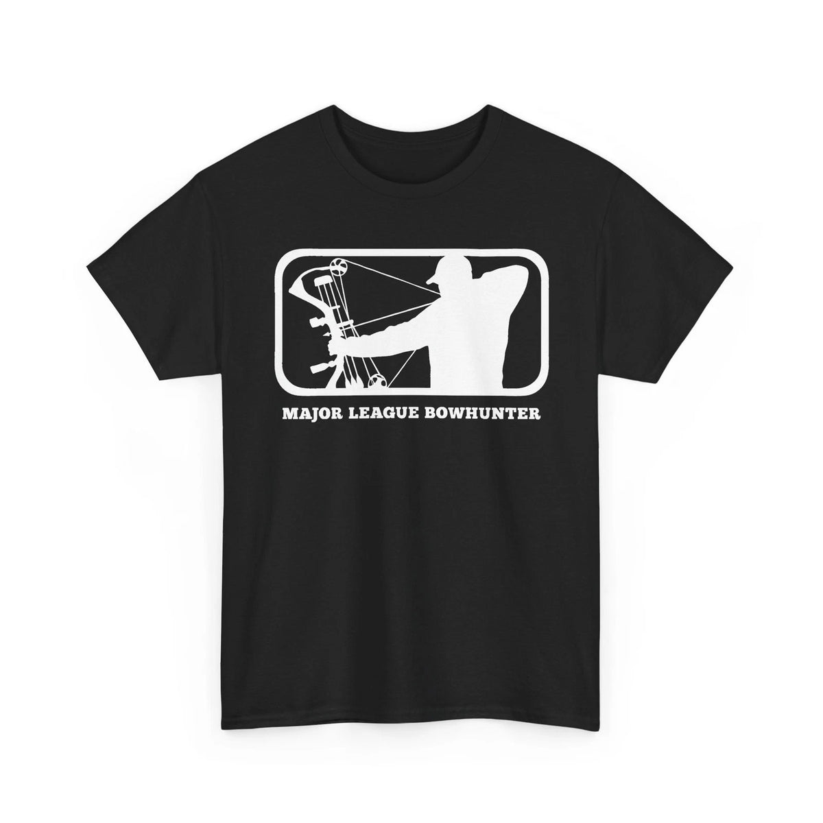 Major League Bow Hunting Full Draw Logo Unisex Heavy Cotton Tshirt
