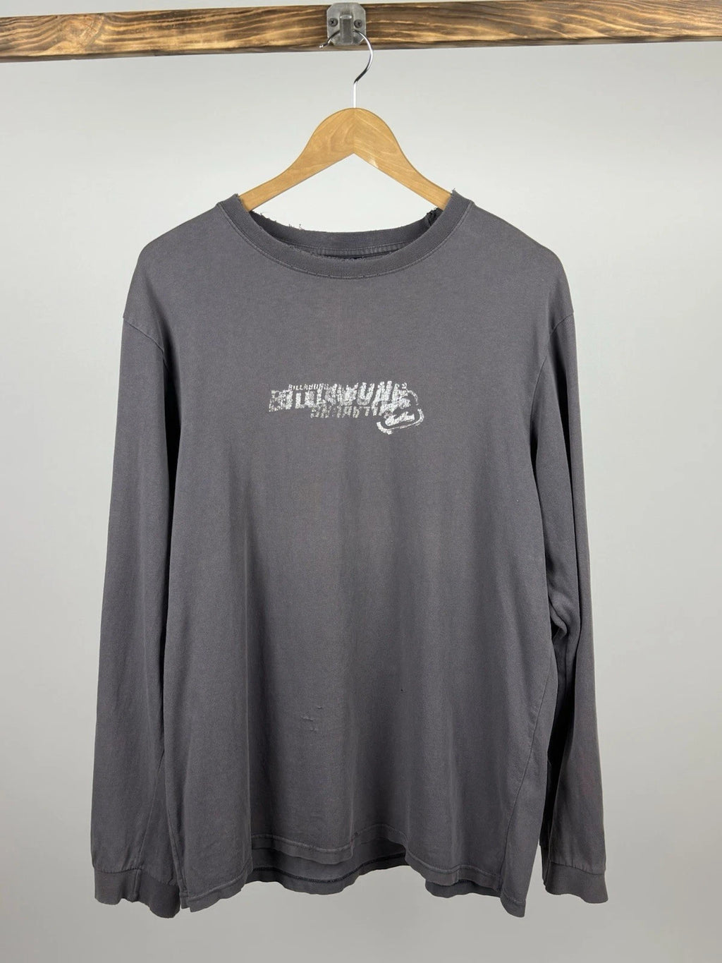 Vintage Faded Billabong Long Sleeve Shirt Skate Y2K Streetwear USA