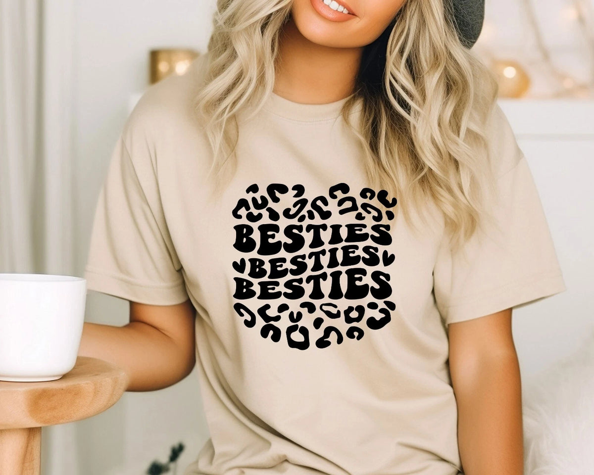 Besties Shirt Best Friend T-Shirt Gift for best friend Oversize T-Shirt