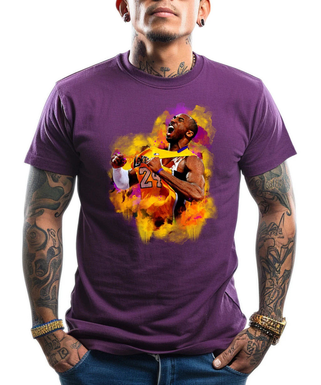 NEW STREETWEAR ON DEMAND WATERCOLOR LEGEND PURPLE Tee Shirt SM-5XL MADE IN USA
