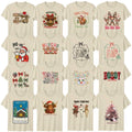 Cute Christmas Adult T-Shirt Festive Winter Cartoon Christmas Gift