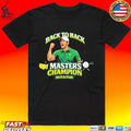 Rory McIlroy Back To Back Masters Champion 2026 Golf T-shirt
