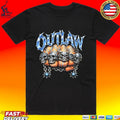 Sadstonie Outlaw Skull Chrome T-shirt