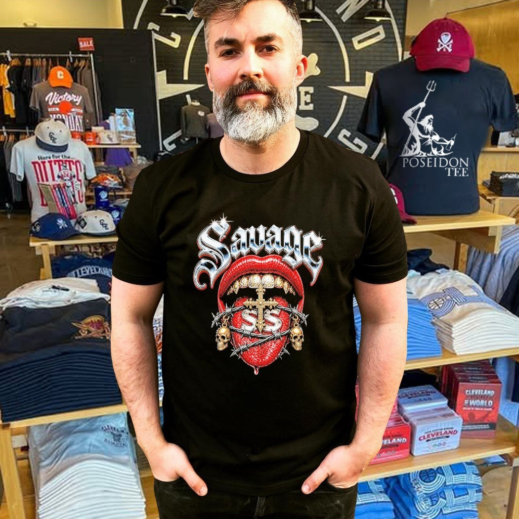 Sadstonie Savage Lips Chrome T-shirt