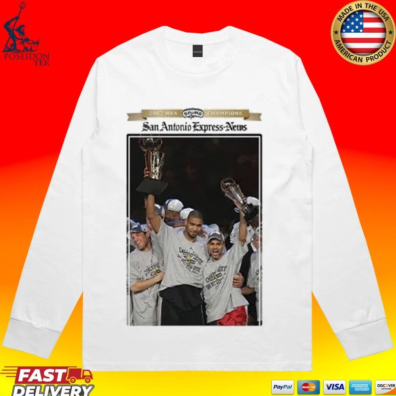 San Antonio Spurs 2007 NBA Finals Dynasty T-shirt