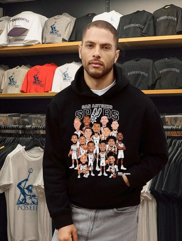 San Antonio Spurs 2026 Playoffs Caricature 2026 T-shirt