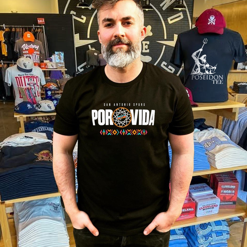 San Antonio Spurs Men’s Spurs Fan 2026 Playoffs Por Vida T-shirt