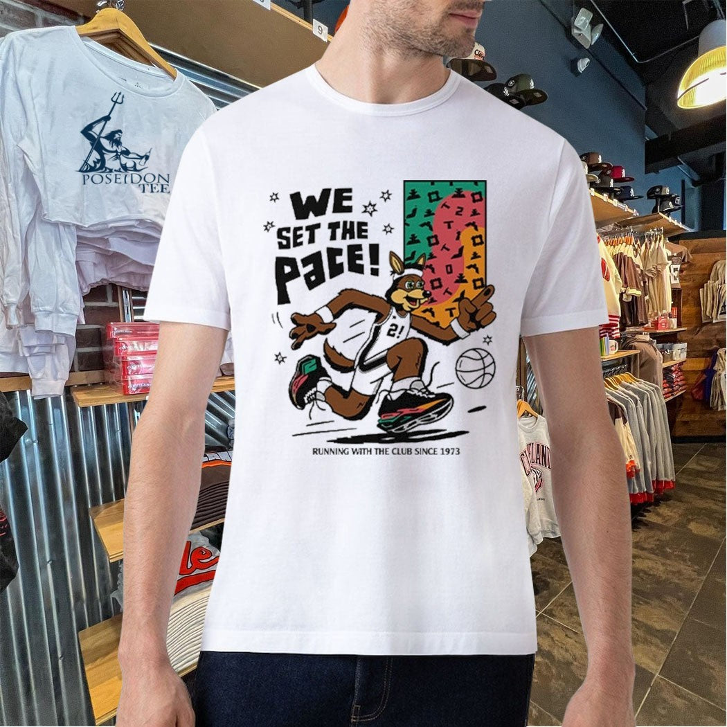 San Antonio Spurs We Set The Pace Running With The Club Since 1973 T-shirt
