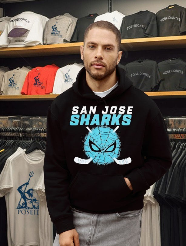 San Jose Sharks Spider-man 2026 T-shirt