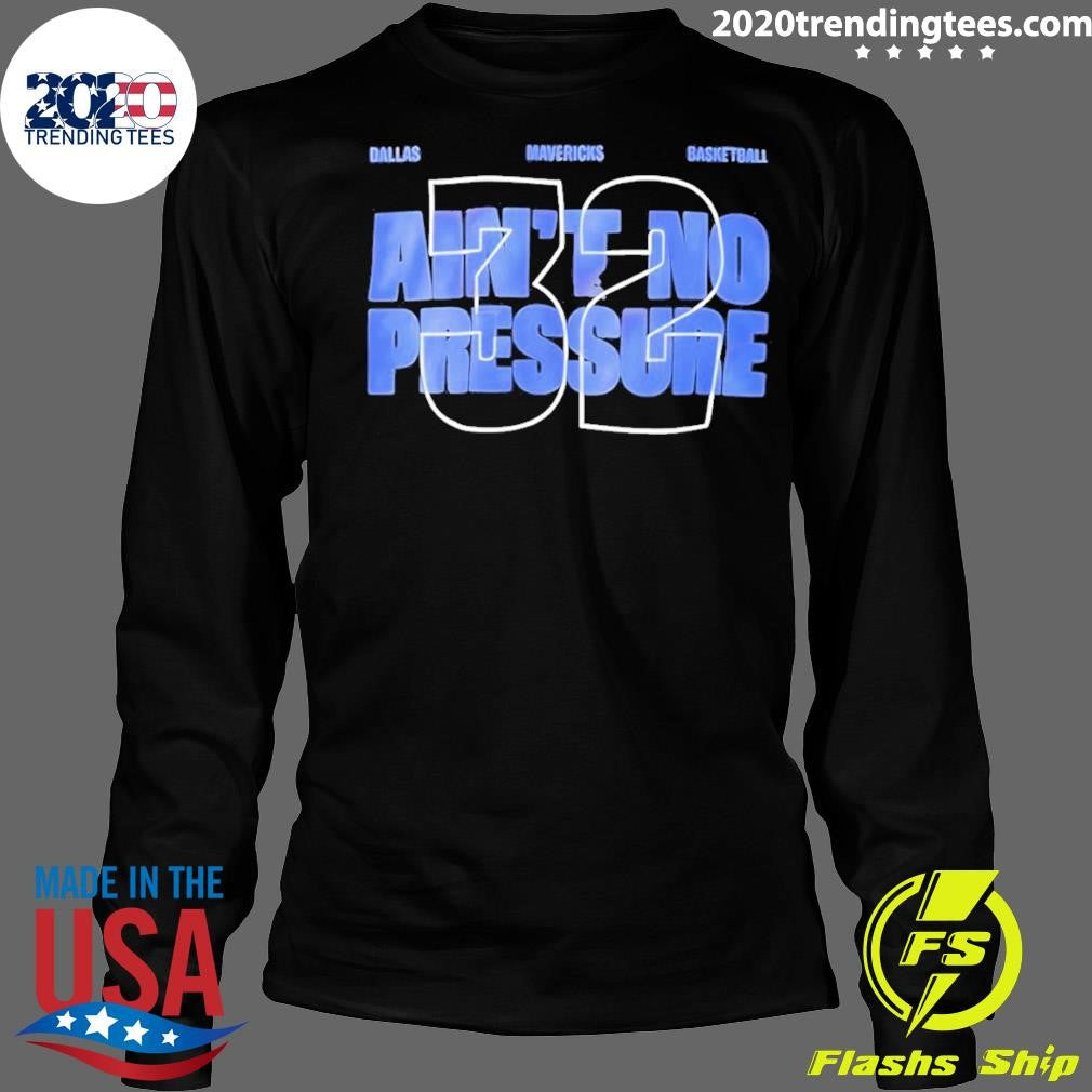 Jason Kidd Wearing Ain’t No Pressure 32 Cooper Flagg Dallas Mavericks Basketball Shirt