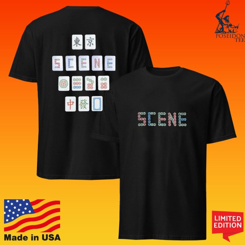 Scene By Ice Fire Scene Mahjong T-shirt
