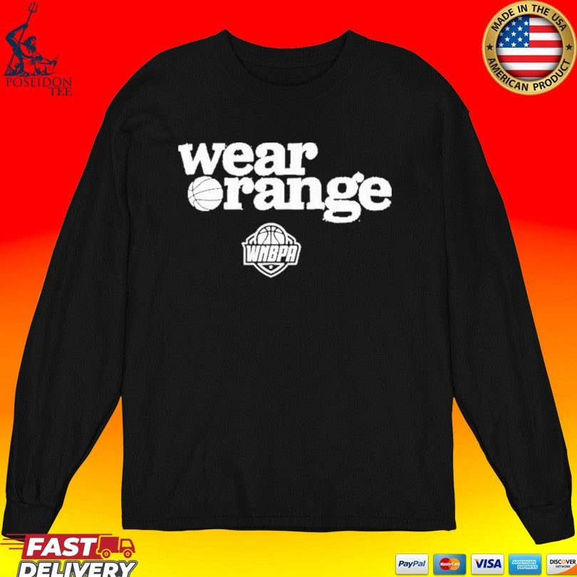 Seattle Storm Wear Orange Wnbpa T-shirt