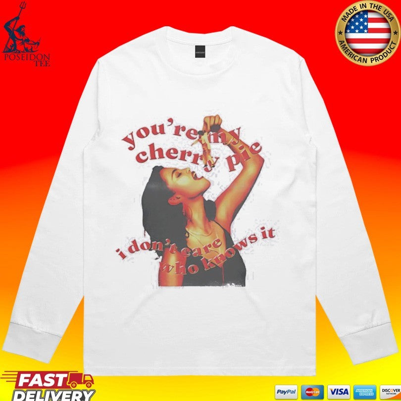 Selena Gomez You’re My Cheey Pie I Don’t Care Who Knows It T-shirt