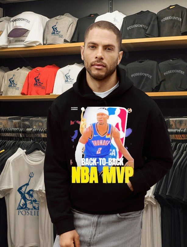 Shai Gilgeous-alexander Goes Back-to-back As He Claimed 2026 Nba Mvp Per Shams Charania T-shirt