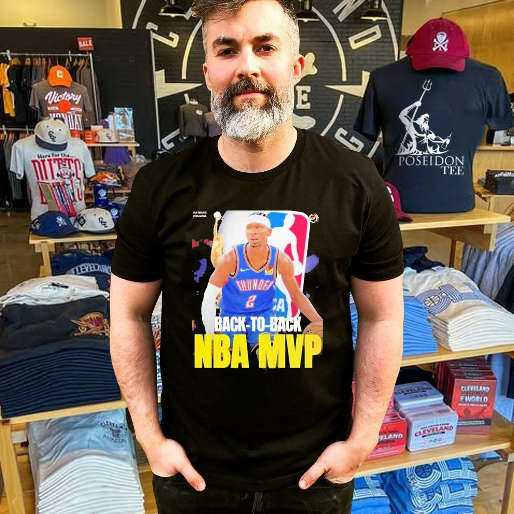 Shai Gilgeous-alexander Goes Back-to-back As He Claimed 2026 Nba Mvp Per Shams Charania T-shirt