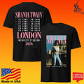 Shania Twain London Wembley Event 2026 T-shirt