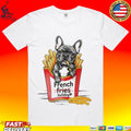 Shark French Bulldog Fries T-shirt