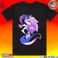 Shark Robot Spindlehorse Loona Pride Parade T-shirt