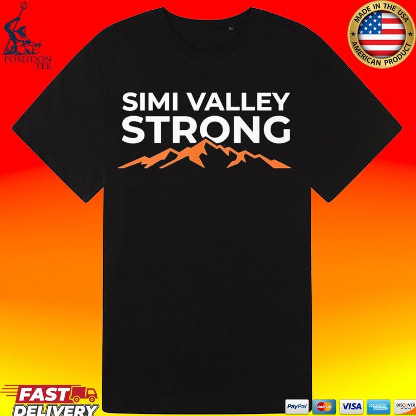 Simi Valley Strong Community Pride Mountain T-shirt