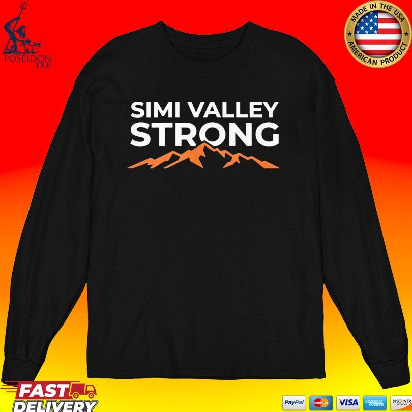 Simi Valley Strong Community Pride Mountain T-shirt