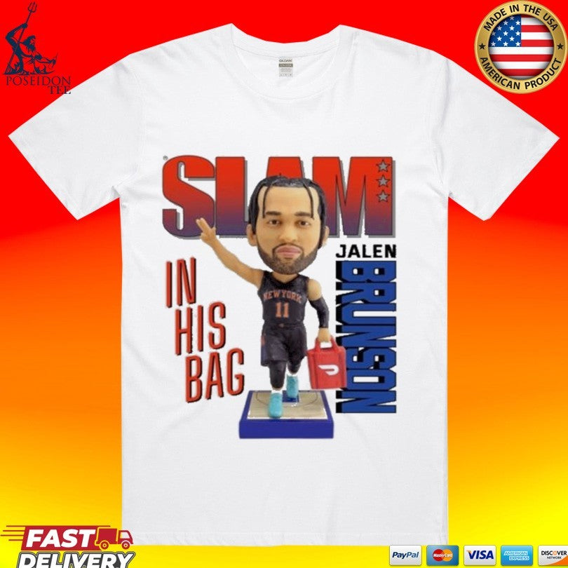 Slam Jalen Brunson Doordash In His Bag T-shirt