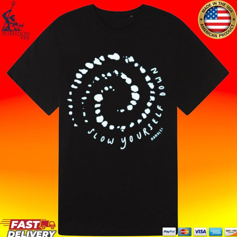 Slow Yourself Down Whale Bubble T-shirt
