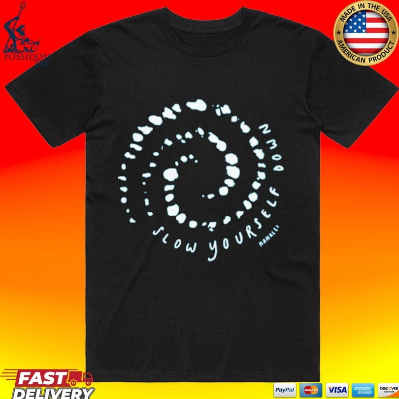 Slow Yourself Down Whale Bubble T-shirt