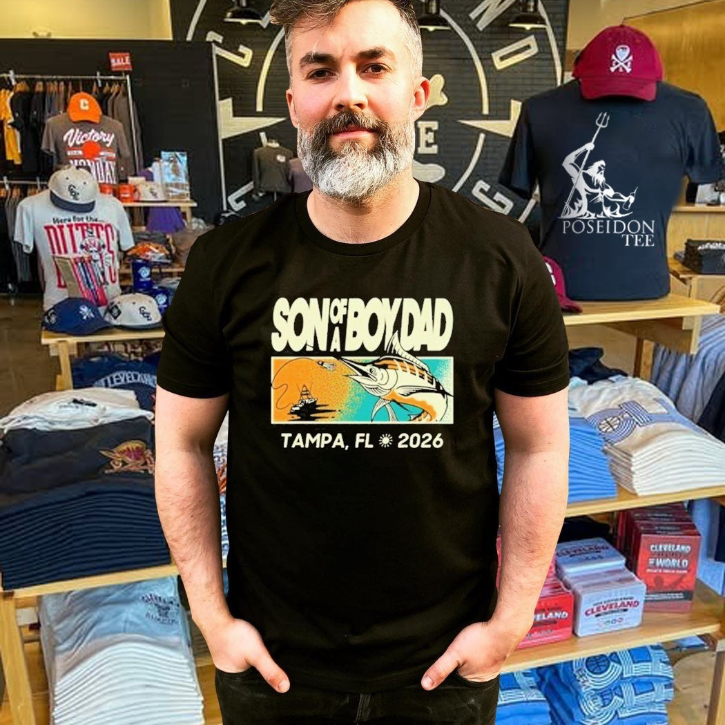 Son Of A Boy Dad Fish Pocket Tampa Fl 2026 T-shirt