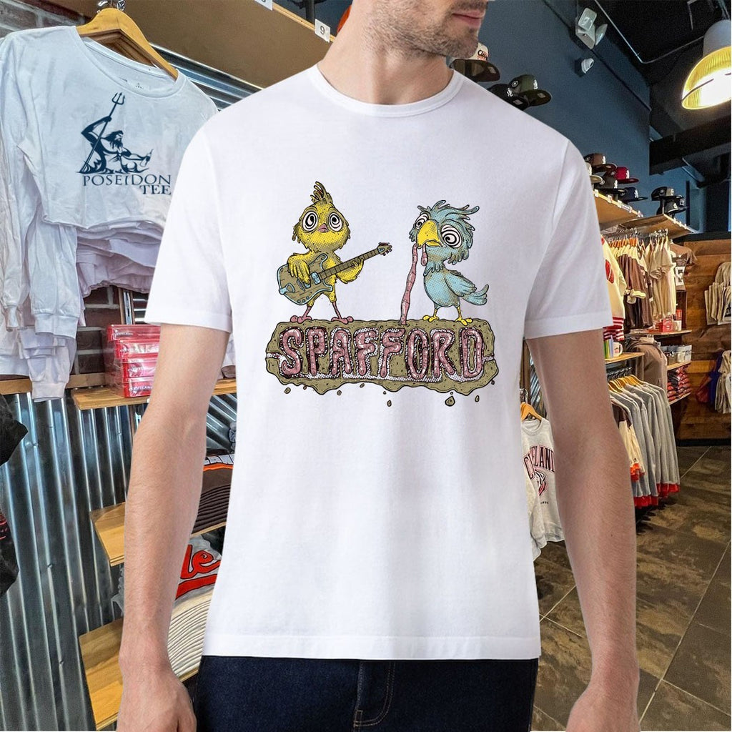 Spafford Birds Guitar Worm T-shirt