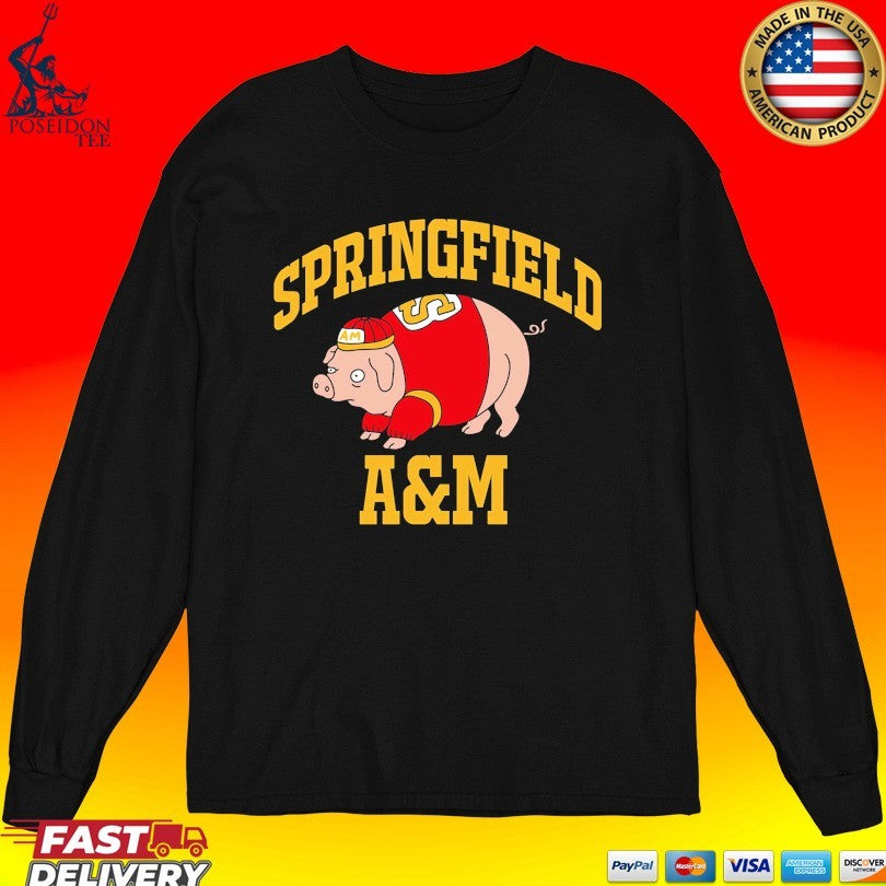 Springfield A&M Pig T-shirt